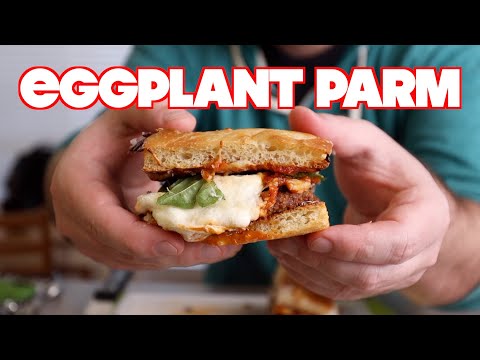 The Perfect Eggplant Parmesan Sandwich