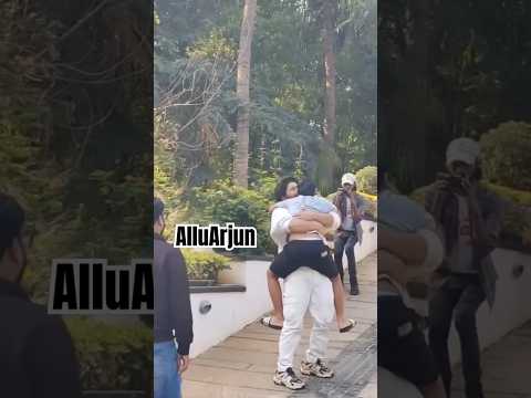 Allu Arjun is released from jail andgets an emotional welcome at home,#shorts #trending #ytshorts