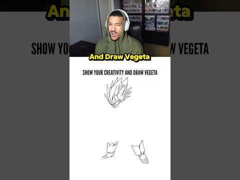 WILD VEGETA DRAWINGS 😭 #shorts