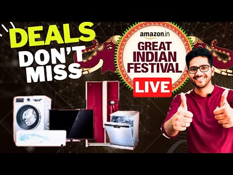 Best Deals on Large and Small Appliance 🔥 Amazon Great Indian Festival 2023 🔥LIVE 🔥