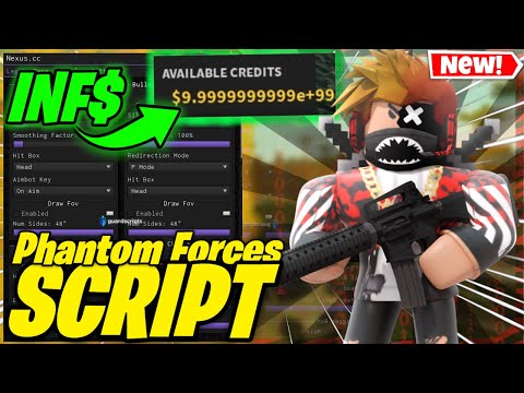 PHANTOM FORCES SCRIPT PASTEBIN 2022 UNLOCK ALL + INF MONEY + SILENT AIM *Roblox Hack Gui KRNL*