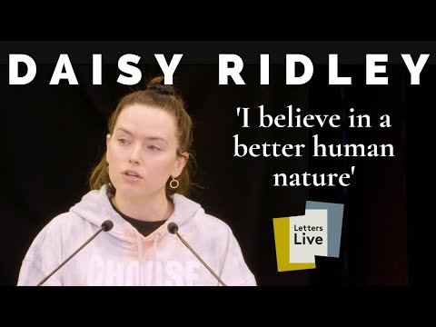 Daisy Ridley reads an urgent letter to Planet Earth