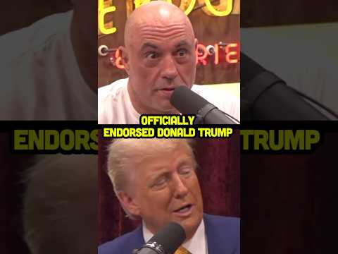 Joe Rogan announces Trump Endorsement with Elon Musk podcast 🤯😳