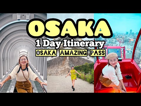 JAPAN VLOG 🇯🇵 HOW TO SPEND 1 DAY IN OSAKA PLUS THINGS TO DO  #CITYTOUR (DAY1)