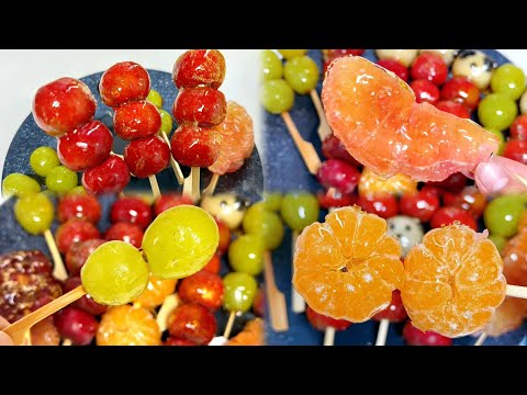 自制冰糖葫芦｜酸酸甜甜，记住这几点好吃不粘牙Candied Haws