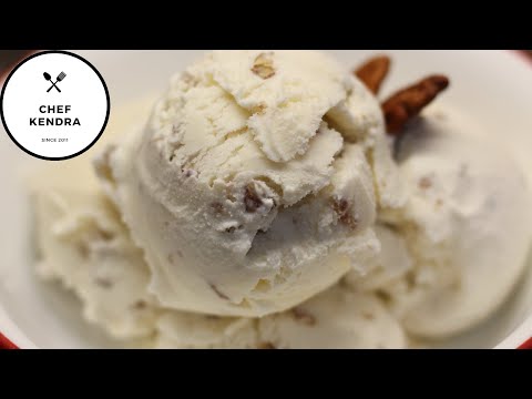 How To Make Butter Pecan Ice Cream | No Eggs