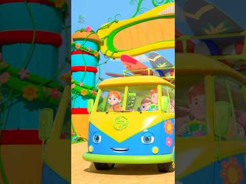 Wheels on the Bus - Beach Ride #viral #popular #trending #shorts #kidsmusic #babysongs