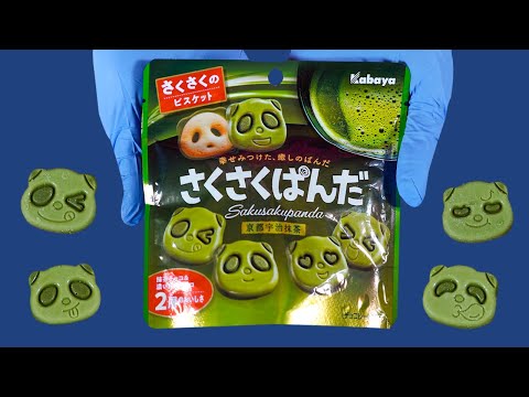 ASMR -Kabaya Sakusa Panda Matcha Chocolate Cookies  to SandWich