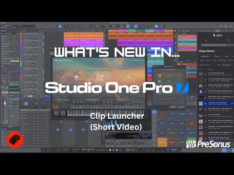 Studio One Pro 7 - Clip Launcher Short video