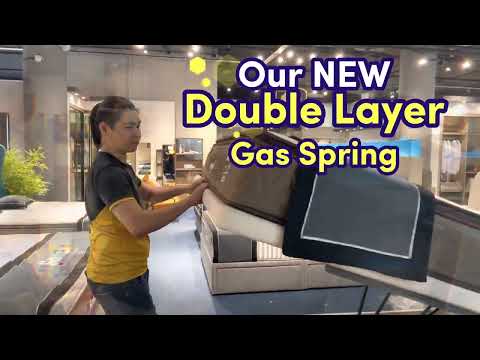 SMARTBED | Double layer gas spring Storage Bedframe