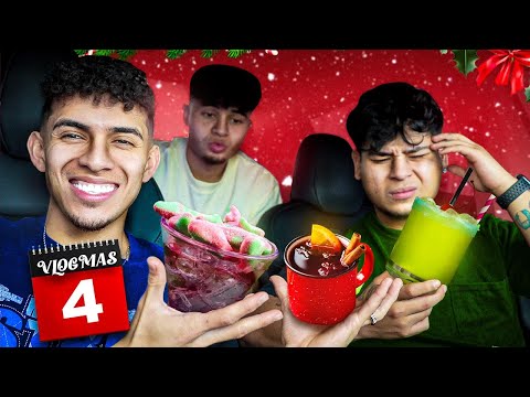 WE TRIED THE WEIRDEST HOLIDAY DRINKS EVER!! | VLOGMAS 4