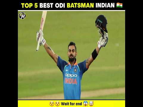 Top 5 Best ODI Batsman Indian 🇮🇳 | #Batsman #cricket #shorts