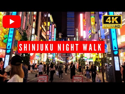 Tokyo Shinjuku | A 4K Summer Night Walk in Kabukicho 2023