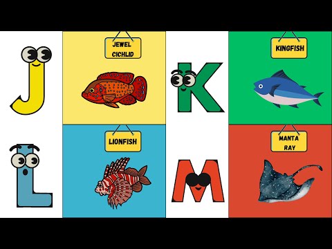 ABC Underwater Animals Song 🌊🐟 | Learn the Alphabet with Sea Creatures | UZR Learning | #abcd #kids