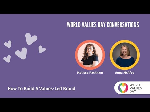 How to Build a Values Led Brand, in conversation with Melissa Packham