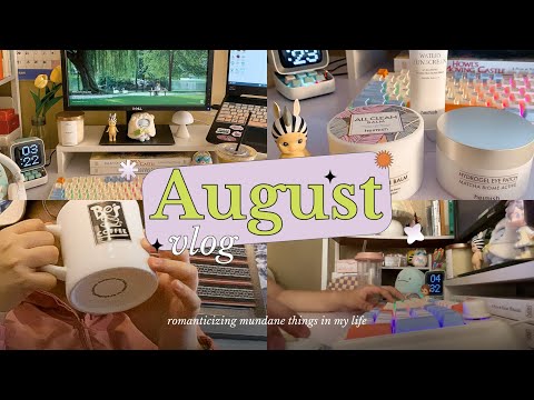 🪷 august_vlog | playing TokyoCatch 👾, work life, unboxing a package from KR 🧖🏻‍♀️