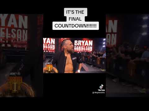 Bryan Danielson Got The Final Countdown!!!!! #aew #bryandanielson #forbiddendoor