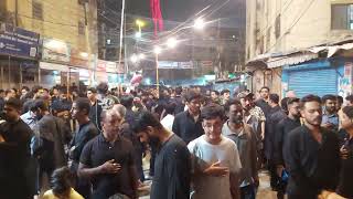 22th Muharram 10 August 2023 Jaloos E Aza Abbas Town Faizan Syed #karachi