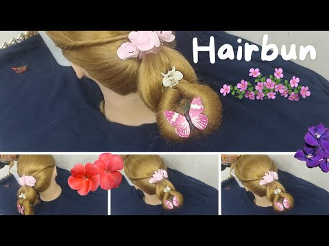 Twin Braid Bun Hair style For Girl||Very Cute Braid||#trending#youtuber#youtube#1000subscriber🙏#bun