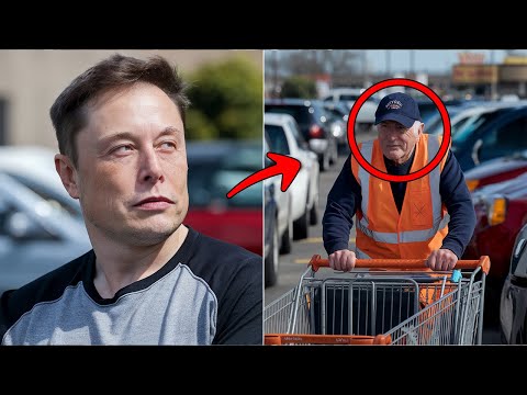 Elon Musk Sees a 90-Year-Old Pushing Carts for Food and Does Something Unbelievable!