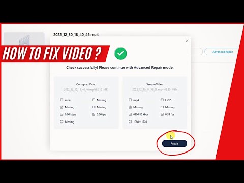 How to Fix Corrupted Video Files - How to Repair Damaged .mp4 files Using Video Repair Tool