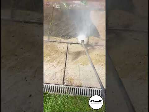 Steam cleaning #atandc #thepowerofsteam #patiocleaning