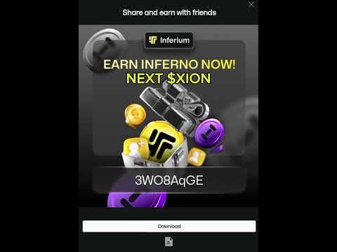 Next XION | Inferium io. join my code = 3WO8AqGE | Comment down 👇👇👇