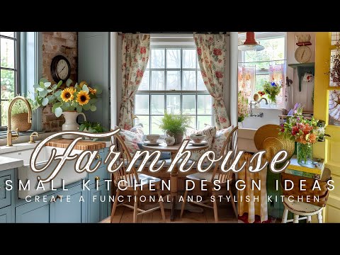 FARMHOUSE SMALL KITCHEN Design Ideas: Create a Functional and Stylish Kitchen with These Easy Tips 🌾