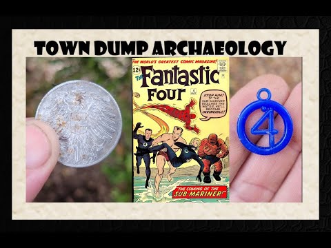 Town Dump Archaeology - Fantastic 4 - Heaton Agate Marbles - Bottle Digging - Antiques - Toys -