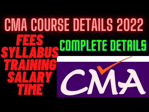 CMA COURSE DETAILS I COST & MANAGEMENT ACCOUNTANT I CMA AS A CAREER I CMA JOBS I CMA INDIA