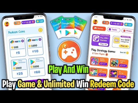 Play And Win 🔥| Free Redeem Code | Google Pay Redeem Code App🔥 2024 | MGamee