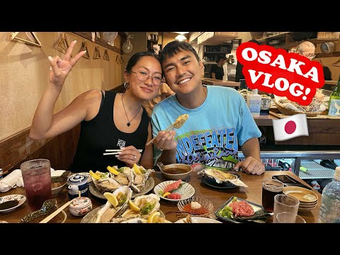 Osaka Vlog: Must-Try Foods (Best Wagyu Steak!!!) + Vintage & Sneaker Shopping! | Laureen Uy