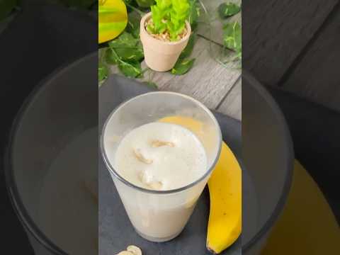 Banana Milkshake Cashew Drink For Healthy Heart