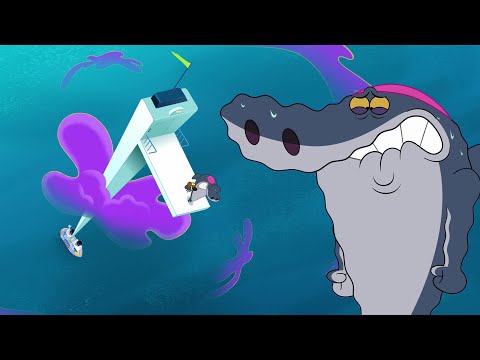 ZIG e SHARKO 🌴 Sharko pratica esportes 💪 Zig e Sharko Brasil | Desenho Animado em português