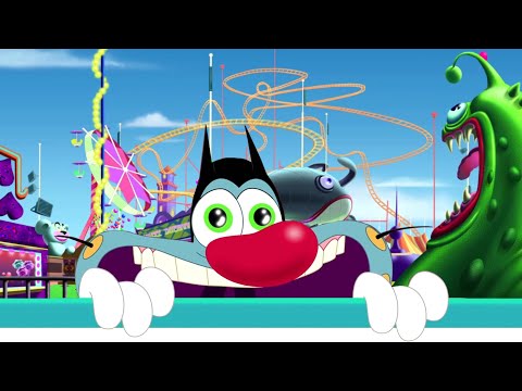 Oggy and the Cockroaches - Oggy Goes to the Amusement Park | BEST CARTOON COLLECTION | New Episodes