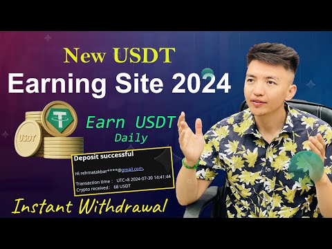 New USDT Earning Site in 2024 | Earn USDT Daily with Investment | New Way to Earn Passive Income