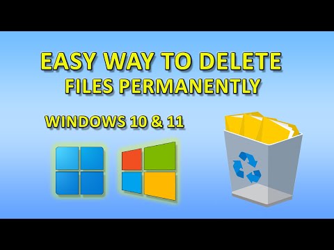 Easy way to delete the Files Permanently!