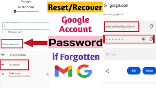 How to Reset or Recover Google Account Password if Forgotten 2025