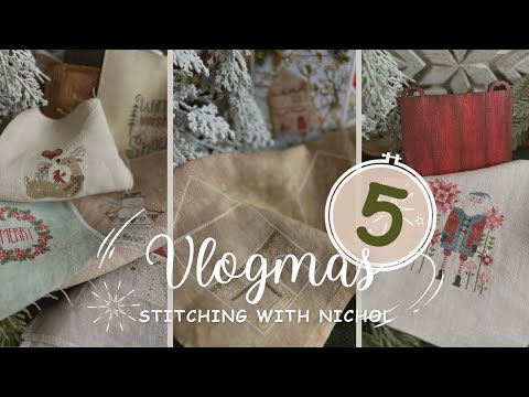 VLOGMAS 2024 Day 5 | Stitchy Treasures Discovered