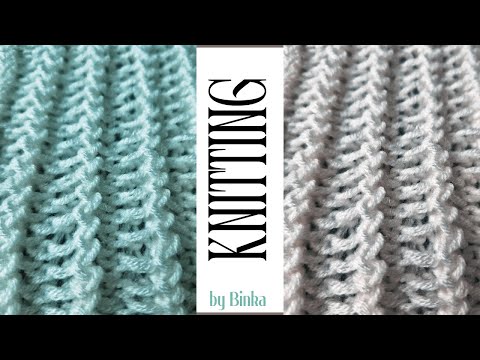 [Bulgarian] An original rib stitch. Lots of volume. Оригинална ластична плетка с много обем.