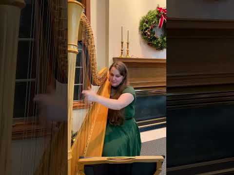 Don’t pout—Real life harp gigs are full of background noise! #25carolsofchristmas #harp