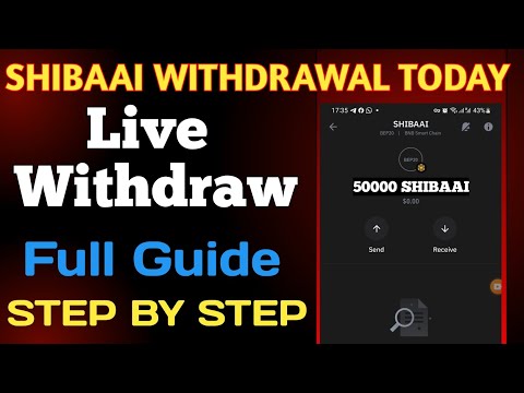 How to Withdraw Shibaai Airdrop | Shibaai Token withdraw | Shiba Ai Withdrawal |