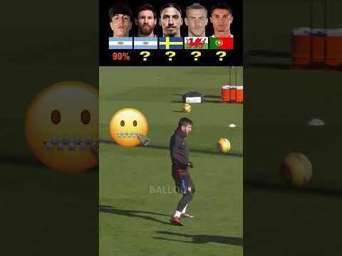 Ronaldo VS Messi VS Garnacho VS Zlatan VS Bale Bicycle Kick Practice Makes Perfect #ronaldojr #messi