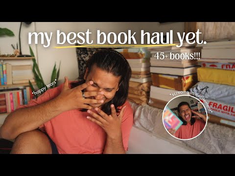 THIS IS MY BEST BOOK HAUL + BOOKMAIL UNBOXING YET... (45+ books!) 📚