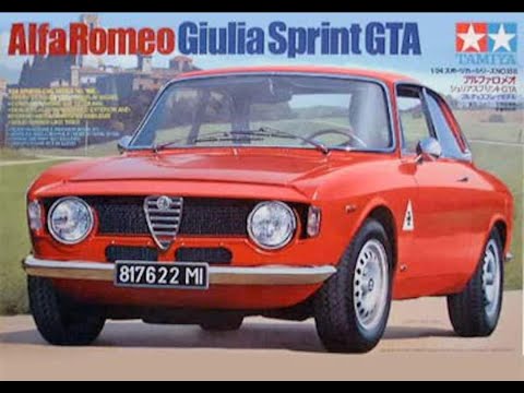 Whats In The Box | Tamiya Alfa Romeo Giulia Sprint GTA