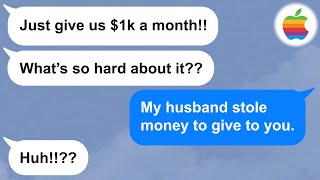 【Apple】MIL wants me to give her $1000 a month and the stress put me in the hospital