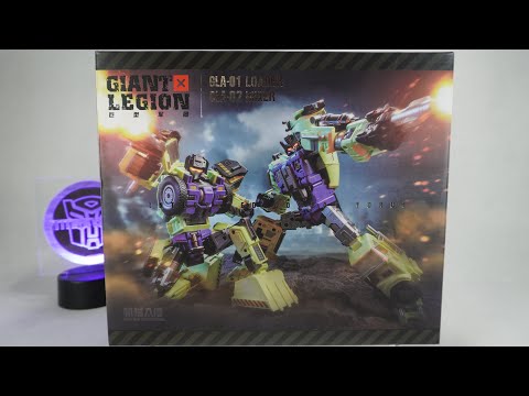 Unboxing: Mecha Invasion GLA-01 Loader & GLA-02 Mixer