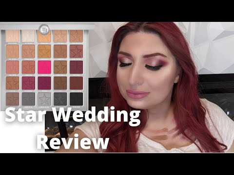 Jeffree Star Cosmetics Star Wedding Palette Review Liquid Star Eyeshadow Wedding Proof Setting Spray