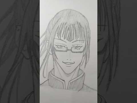 Drawing Maki Zenin #jujutsukaisen #jjk #makizenin #anime #drawing