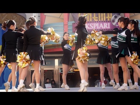 Songleading 慶應義塾大学ソングリーダーズUNICORNSチア①Mickey Mouse Club March (Disney)  🐭